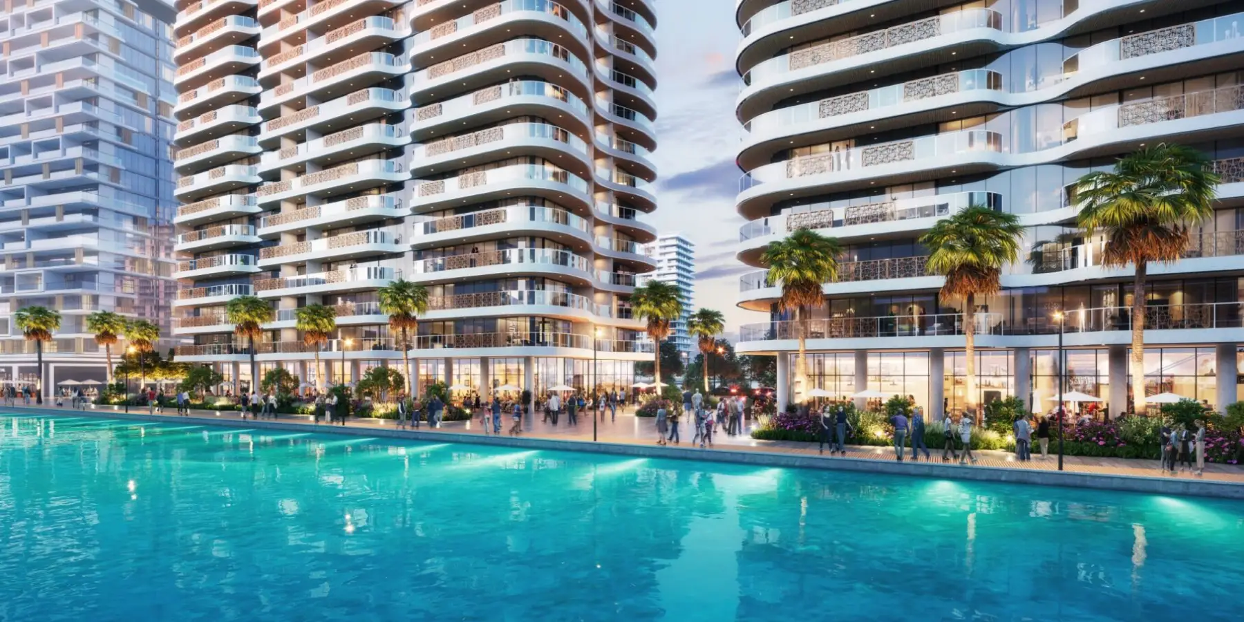 Studio Apartment in Azizi Venice in Azizi Venice, Dubai South - community amenities showing studio with studio layout, 334 sq ft