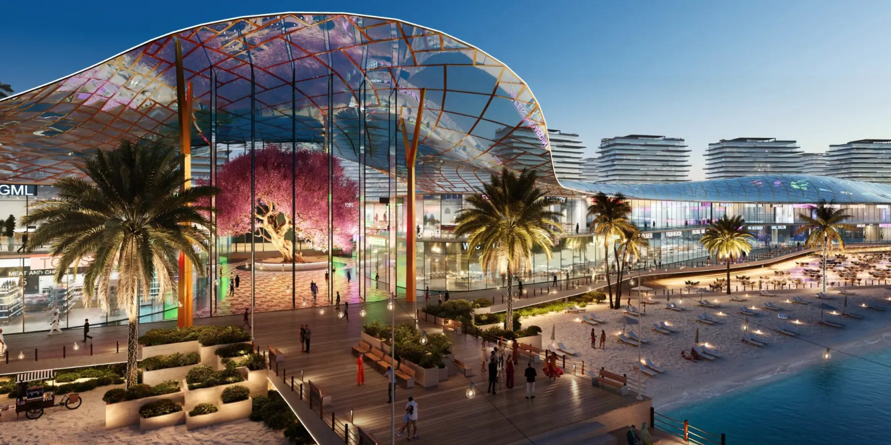 Studio Apartment in Azizi Venice in Azizi Venice, Dubai South - building facade showing studio with studio layout, 334 sq ft