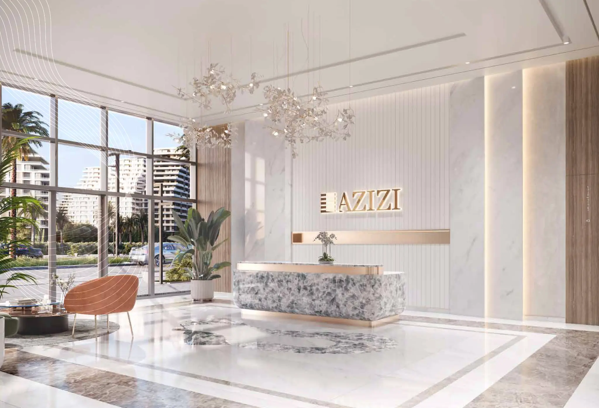 Studio Apartment in Azizi Venice in Azizi Venice, Dubai South - additional interior view showing studio with studio layout, 334 sq ft