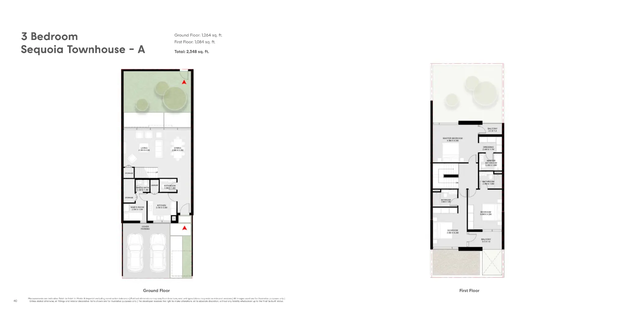 3 Bedroom Townhouse in Masaar Sequoia in Sequoia, Masaar, Sharjah - building facade showing townhouse with 3 bedrooms, 2348 sq ft