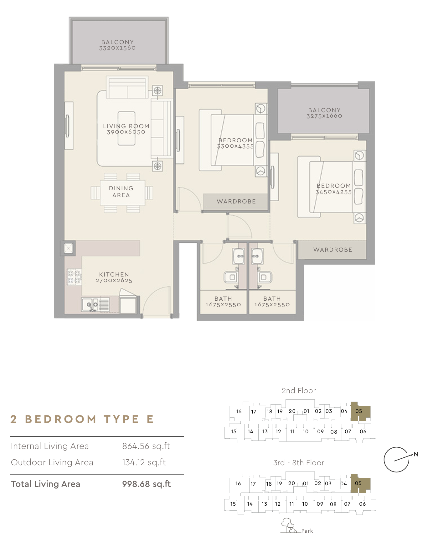 2 Bedroom Corner Unit in The Haven in The Haven, Majan, Dubai Land - outdoor space showing 2 bedroom apartment with 2 bedrooms, 999 sq ft