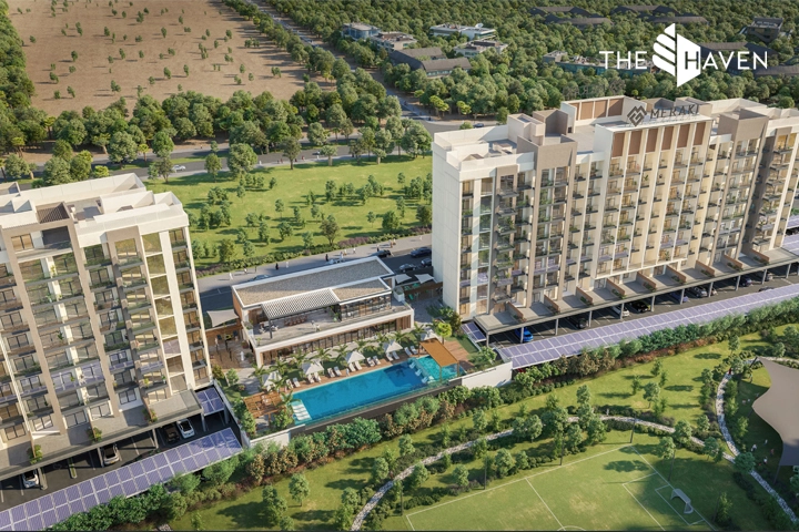 2 Bedroom Corner Unit in The Haven in The Haven, Majan, Dubai Land - living room interior showing 2 bedroom apartment with 2 bedrooms, 999 sq ft